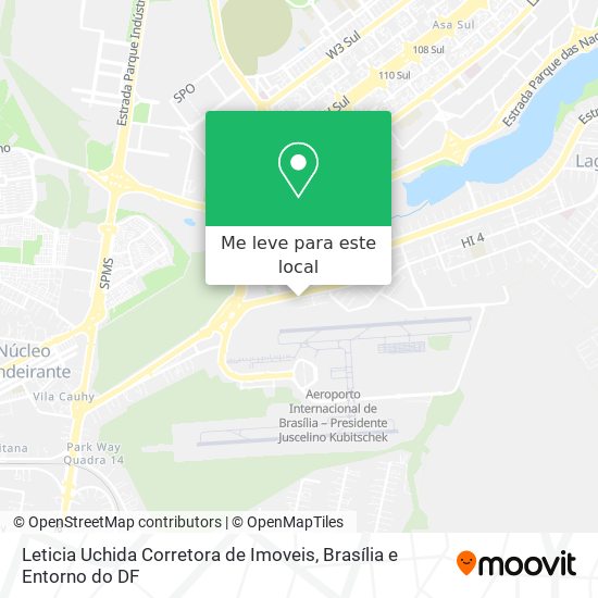 Leticia Uchida Corretora de Imoveis mapa