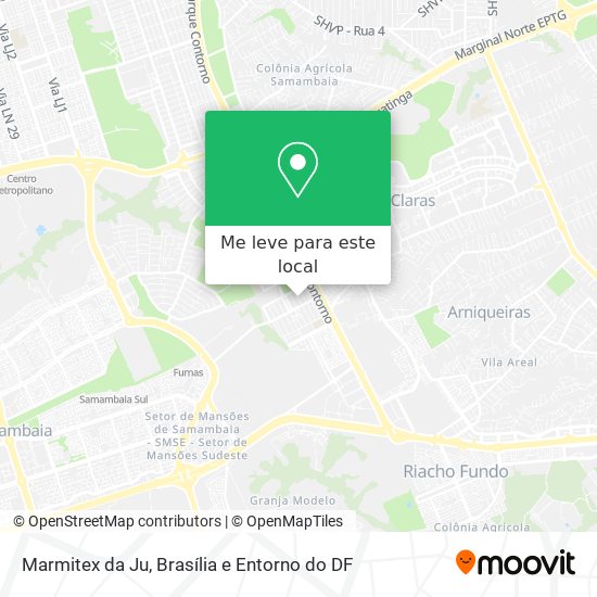 Marmitex da Ju mapa