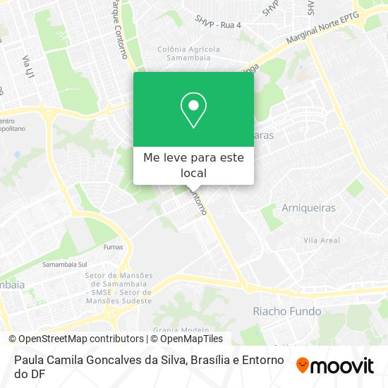 Paula Camila Goncalves da Silva mapa