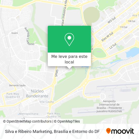Silva e Ribeiro Marketing mapa