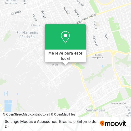 Solange Modas e Acessorios mapa