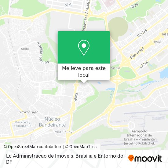 Lc Administracao de Imoveis mapa