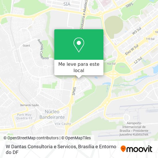 W Dantas Consultoria e Servicos mapa