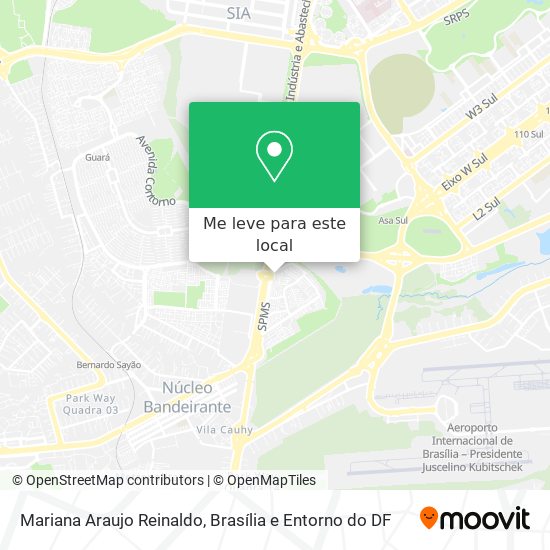 Mariana Araujo Reinaldo mapa