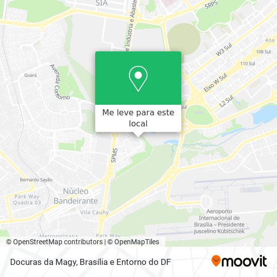 Docuras da Magy mapa