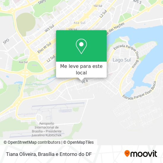Tiana Oliveira mapa