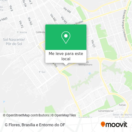 G Flores mapa