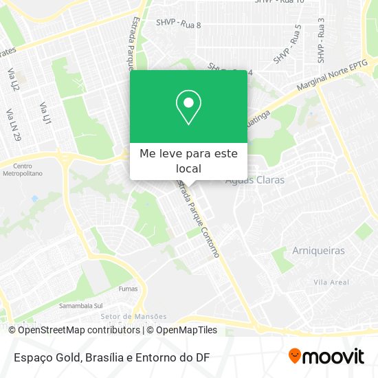 Espaço Gold mapa