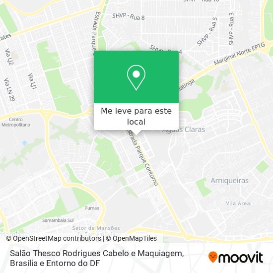 Salão Thesco Rodrigues Cabelo e Maquiagem mapa