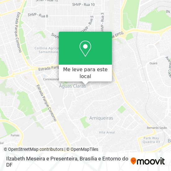Ilzabeth Meseira e Presenteira mapa