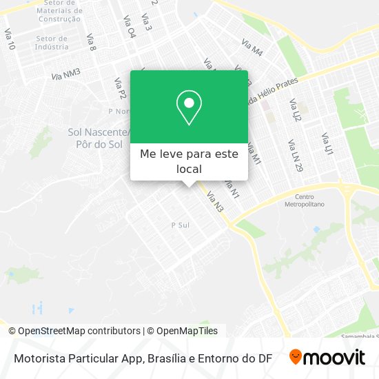 Motorista Particular App mapa