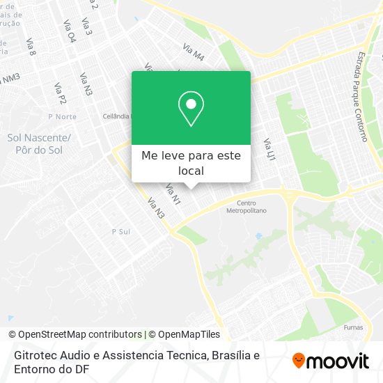 Gitrotec Audio e Assistencia Tecnica mapa