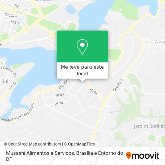 Musashi Alimentos e Servicos mapa