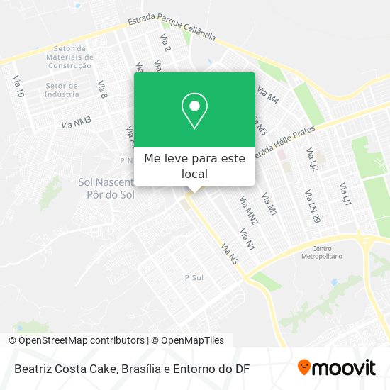 Beatriz Costa Cake mapa