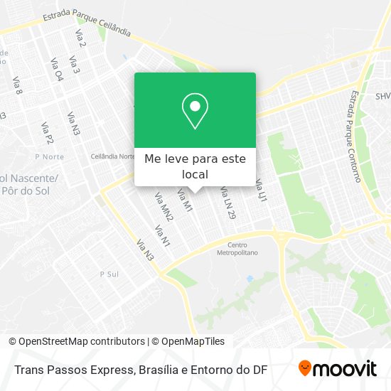 Trans Passos Express mapa