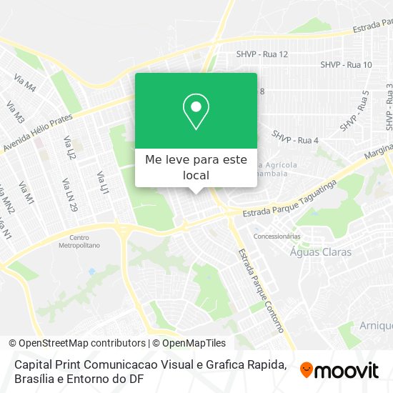 Capital Print Comunicacao Visual e Grafica Rapida mapa