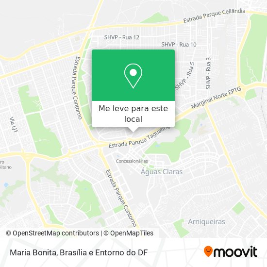 Maria Bonita mapa