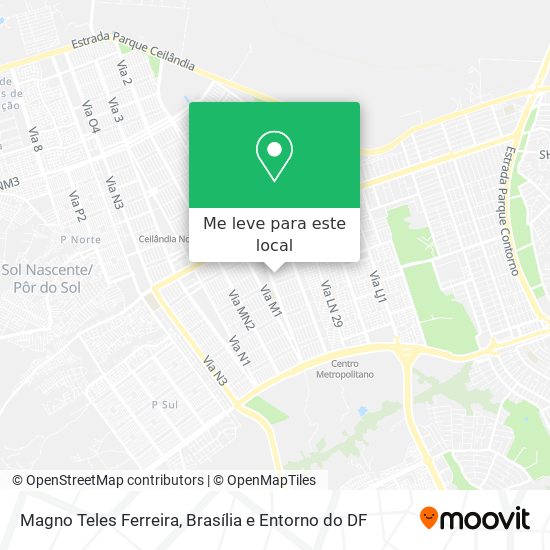 Magno Teles Ferreira mapa