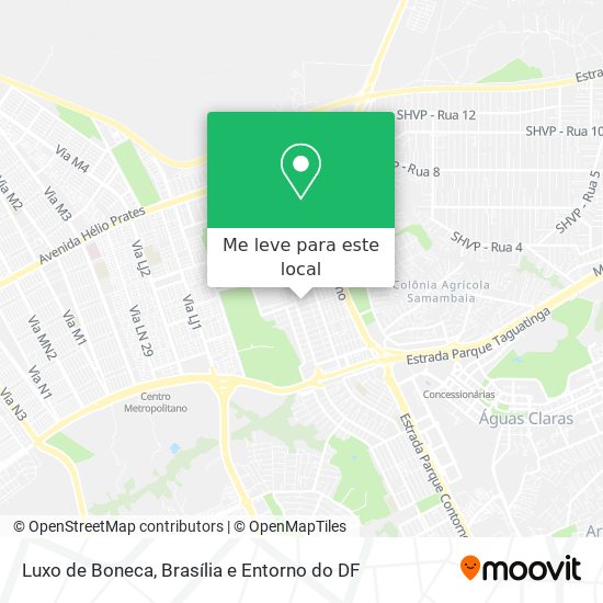 Luxo de Boneca mapa