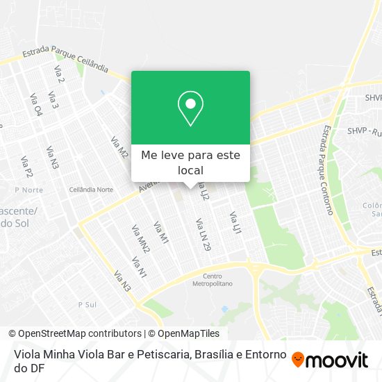 Viola Minha Viola Bar e Petiscaria mapa