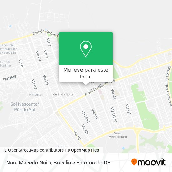 Nara Macedo Nails mapa