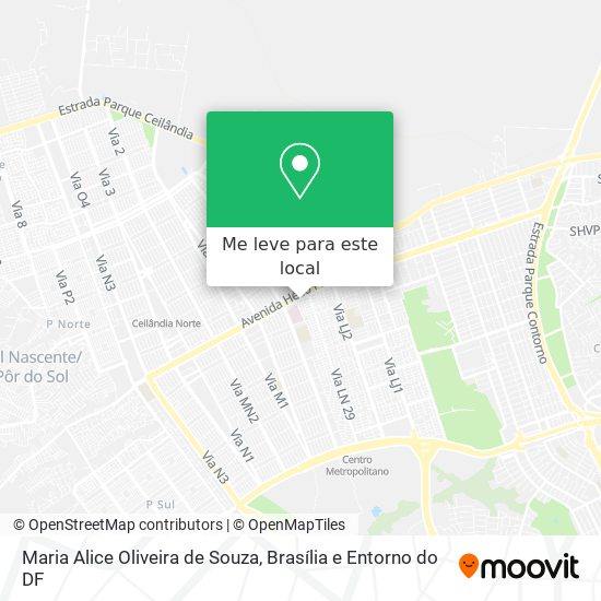 Maria Alice Oliveira de Souza mapa