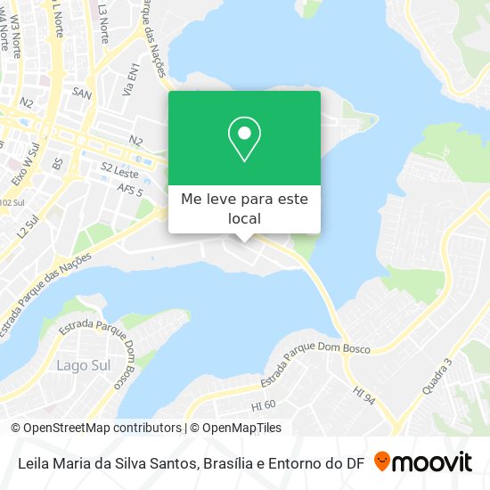 Leila Maria da Silva Santos mapa