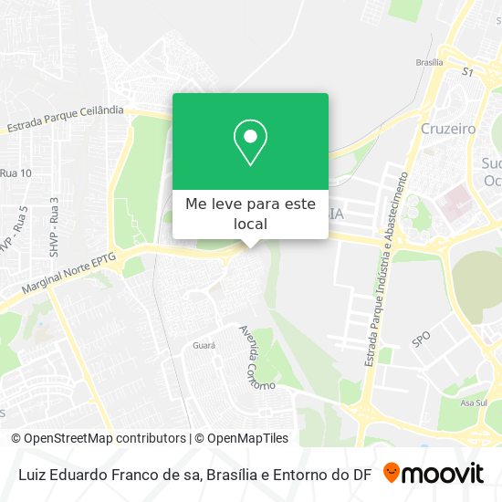 Luiz Eduardo Franco de sa mapa