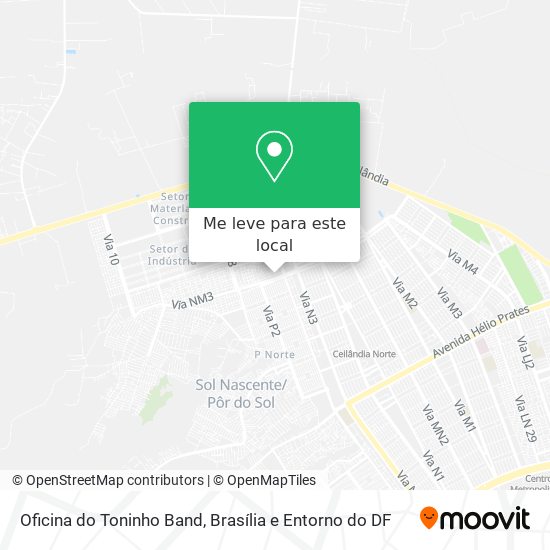 Oficina do Toninho Band mapa