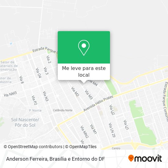 Anderson Ferreira mapa