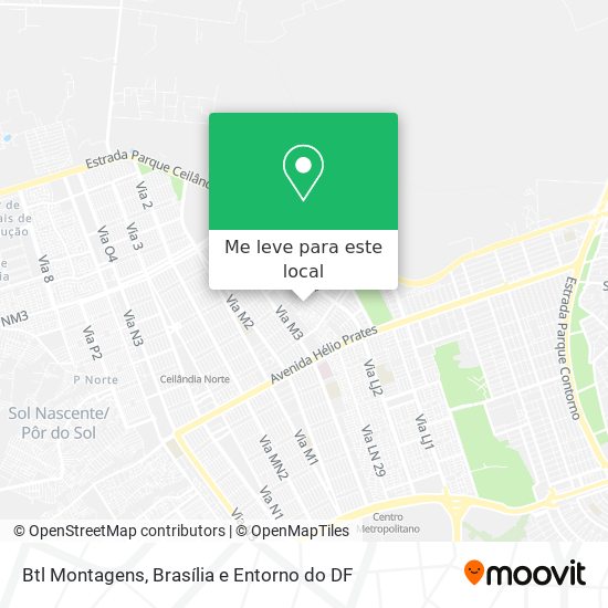 Btl Montagens mapa