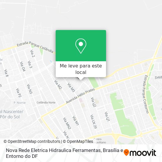 Nova Rede Eletrica Hidraulica Ferramentas mapa