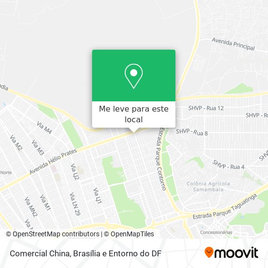 Comercial China mapa
