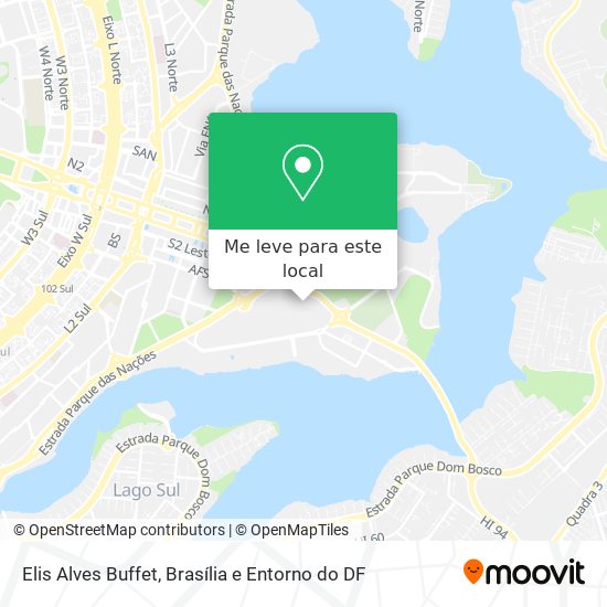 Elis Alves Buffet mapa