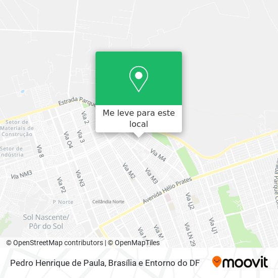 Pedro Henrique de Paula mapa