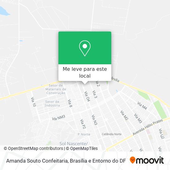 Amanda Souto Confeitaria mapa
