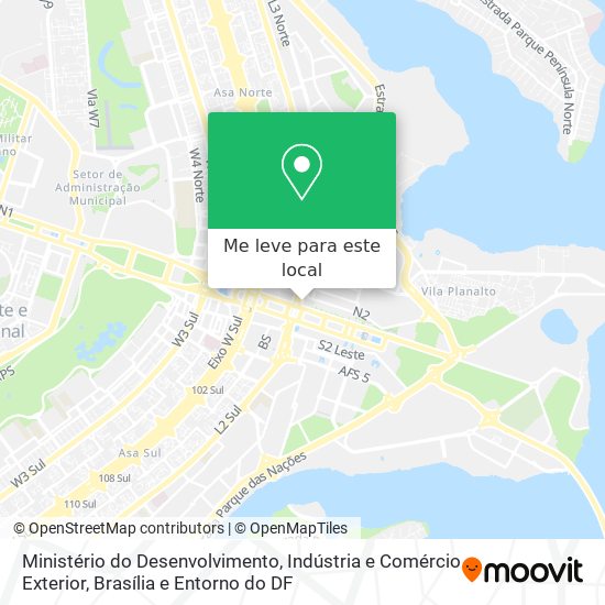 Ministério do Desenvolvimento, Indústria e Comércio Exterior mapa