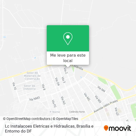 Lc Instalacoes Eletricas e Hidraulicas mapa