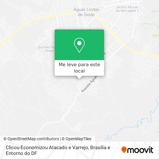 Clicou Economizou Atacado e Varrejo mapa