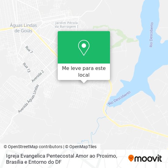 Igreja Evangelica Pentecostal Amor ao Proximo mapa