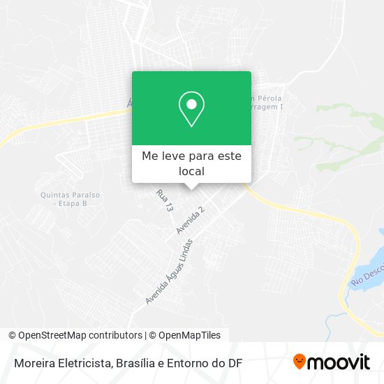 Moreira Eletricista mapa