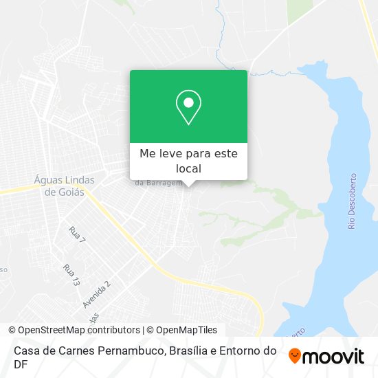 Casa de Carnes Pernambuco mapa