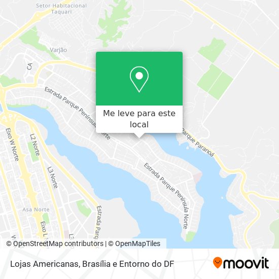 Lojas Americanas mapa