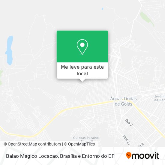 Balao Magico Locacao mapa