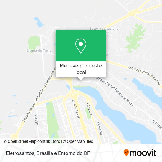 Eletrosantos mapa