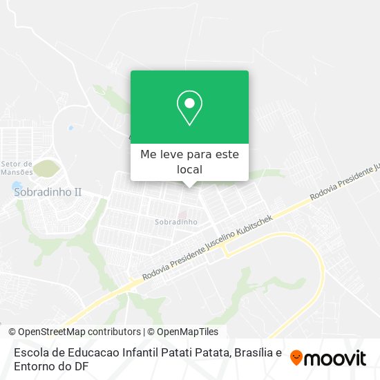 Escola de Educacao Infantil Patati Patata mapa