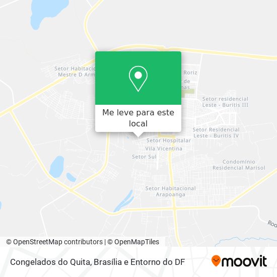 Congelados do Quita mapa