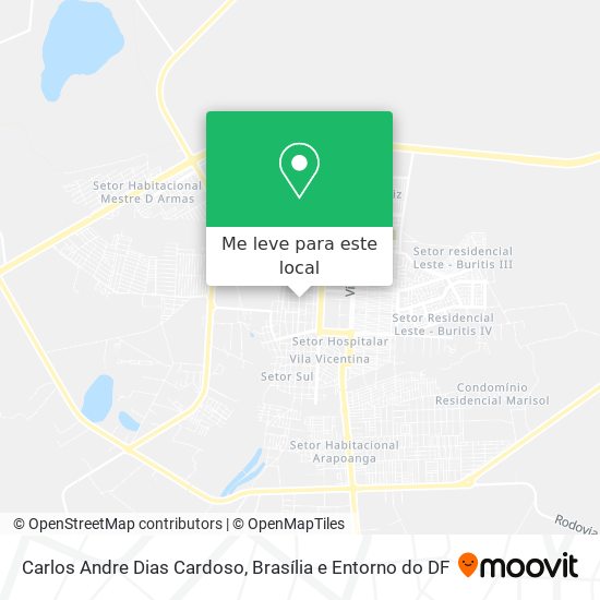 Carlos Andre Dias Cardoso mapa
