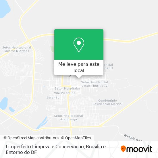 Limperfeito Limpeza e Conservacao mapa