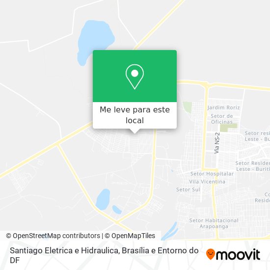 Santiago Eletrica e Hidraulica mapa